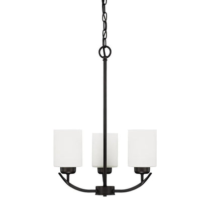 Dixon 3-Light Chandelier - Matte Black