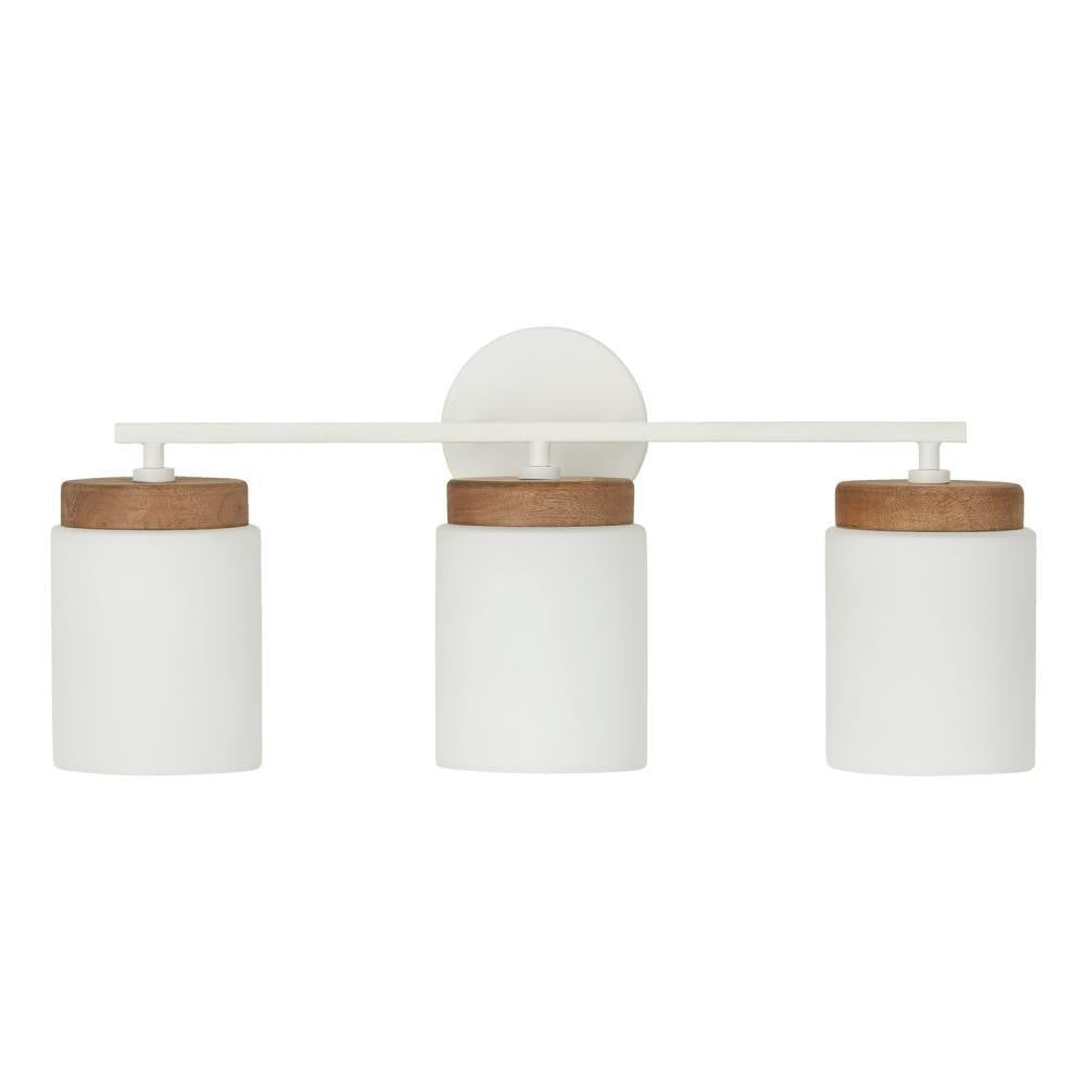 Capital Liam Vanity Light Light Wood and White