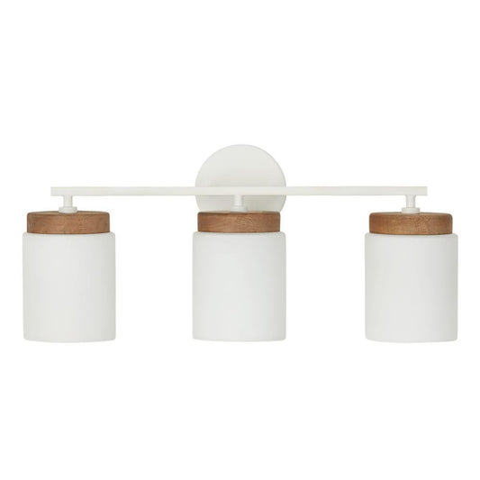 Capital Liam Vanity Light Light Wood and White