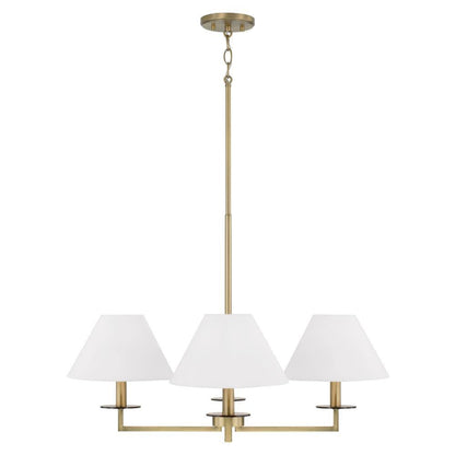 Capital Gilda Chandelier Aged Brass