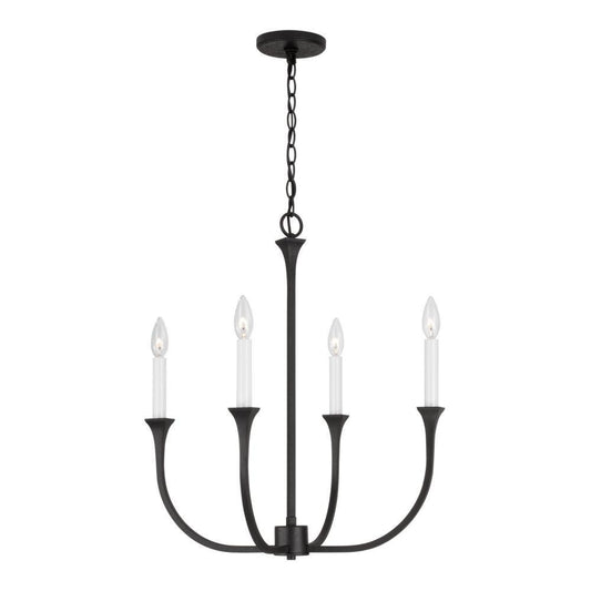 Capital Decklan Chandelier Black Iron