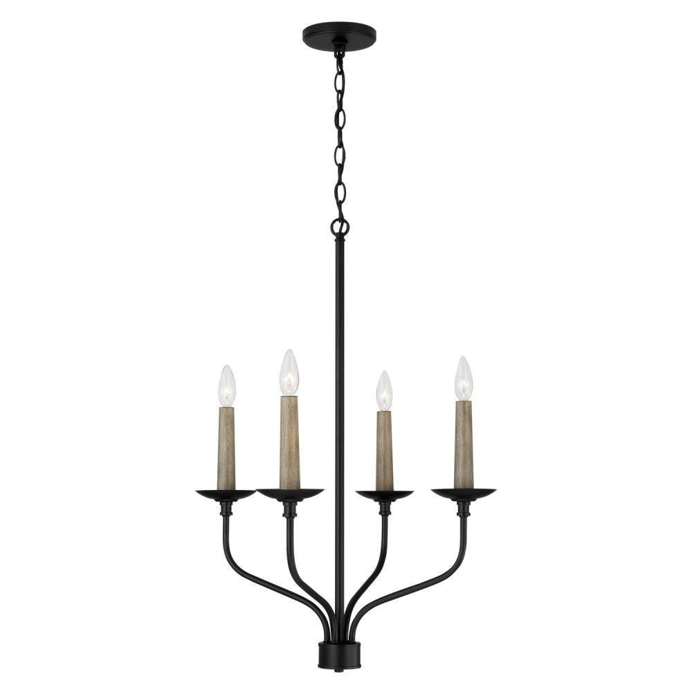 Capital Wilder Chandelier Matte Black
