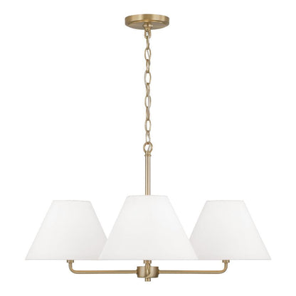 Capital Parson Chandelier Matte Brass
