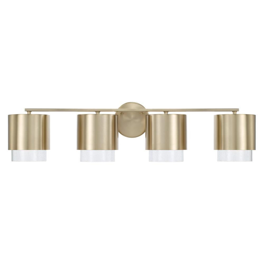Capital Weller Vanity Light Matte Brass and White