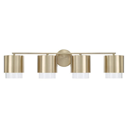 Capital Weller Vanity Light Matte Brass and White