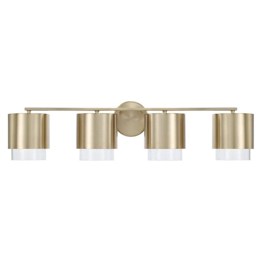 Capital Weller Vanity Light Matte Brass and White