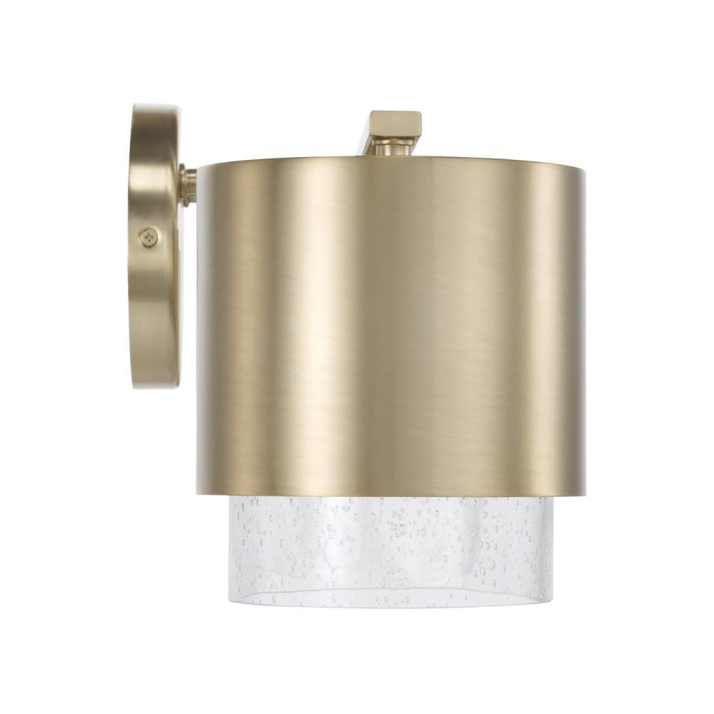 Capital Weller Vanity Light Matte Brass and Black