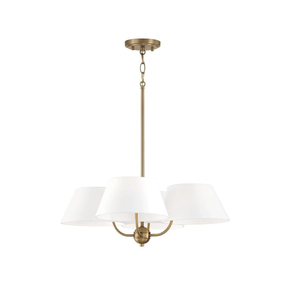 Capital Welsley Chandelier Aged Brass