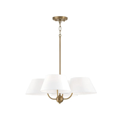 Capital Welsley Chandelier Aged Brass