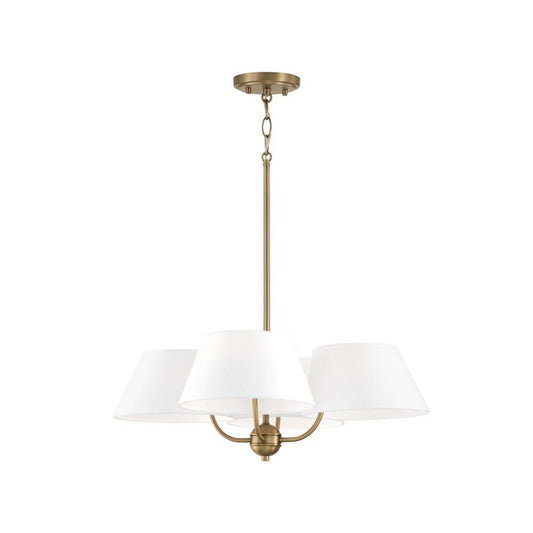 Capital Welsley Chandelier Aged Brass
