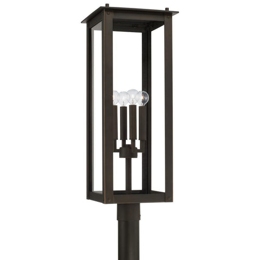 Capital Hunt Outdoor Post Lantern Oiled Bronze