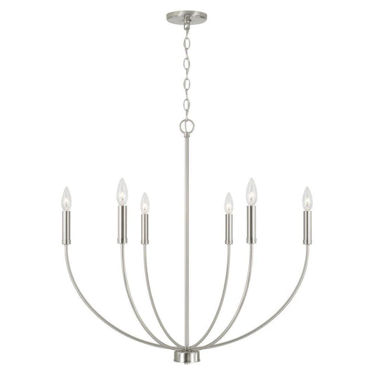 Capital Ansley Chandelier Brushed Nickel