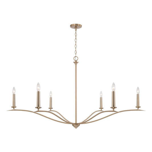 Capital Grady Chandelier Matte Brass