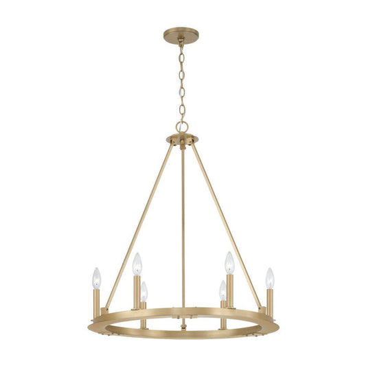 Capital Pearson Chandelier Aged Brass