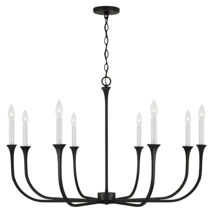 Capital Decklan Chandelier Black Iron