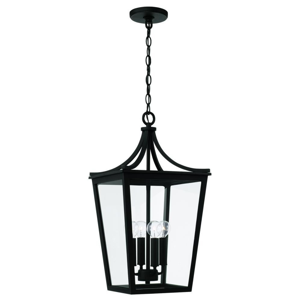 Capital Adair Outdoor Hanging Lantern Black