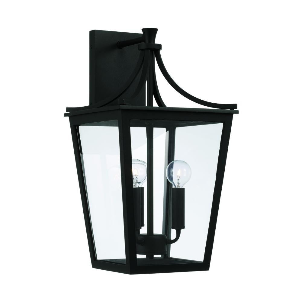 Capital Adair Outdoor Wall Lantern Black