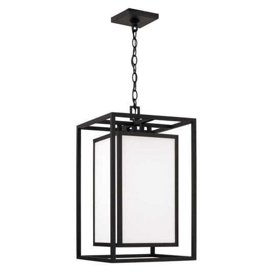 Capital Aiden Outdoor Hanging Lantern Black