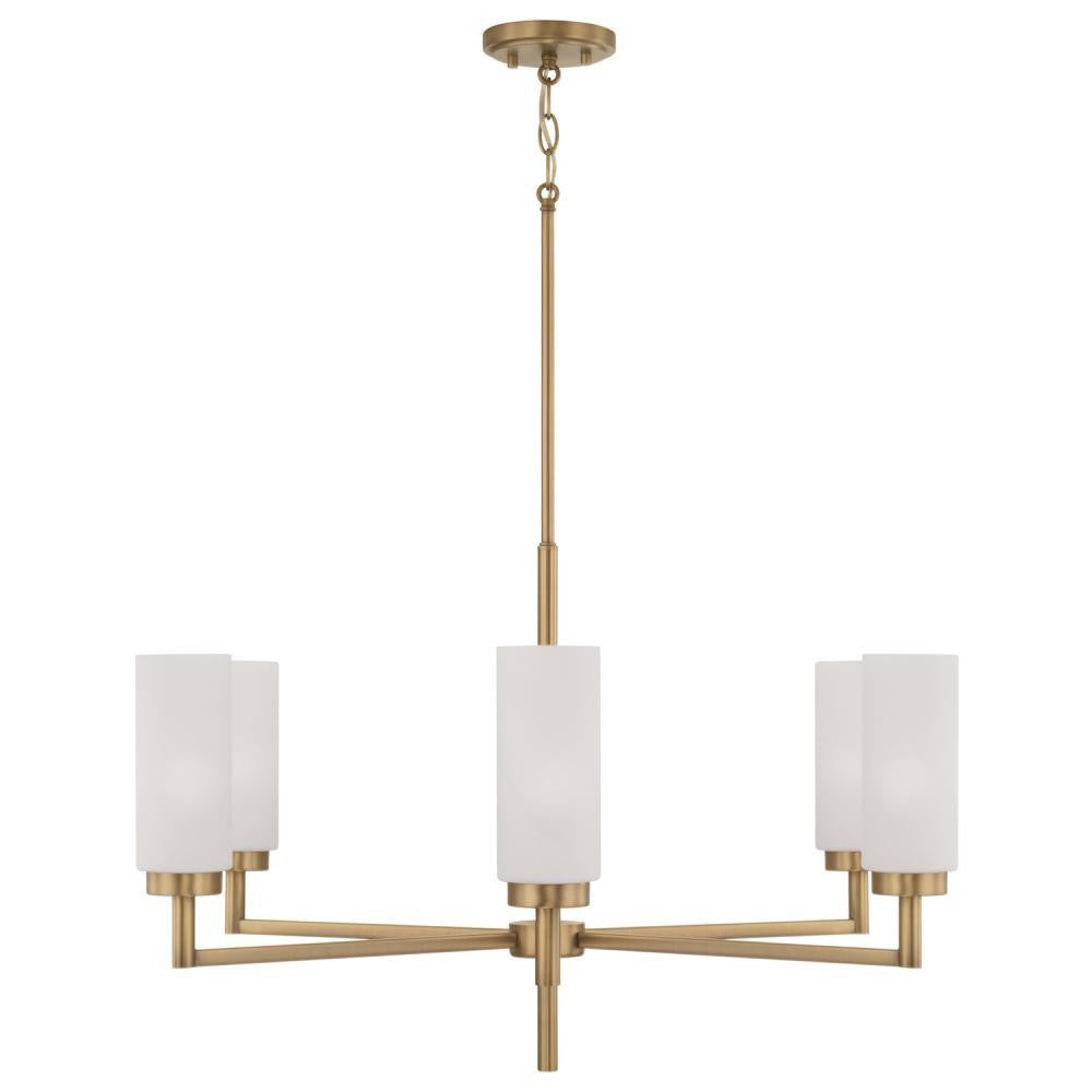 Capital Alyssa Chandelier Aged Brass