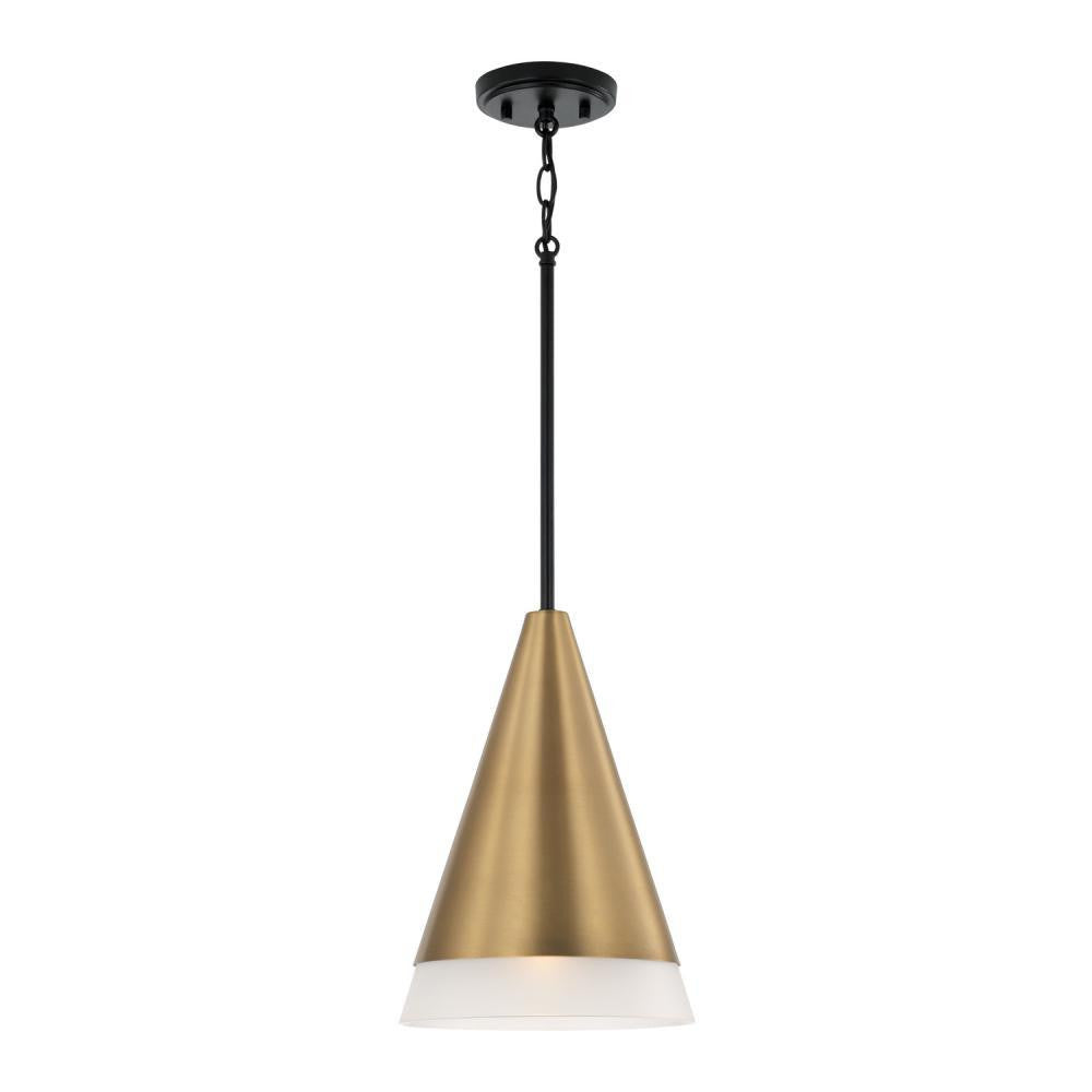 Capital Avant Pendant Aged Brass and Black
