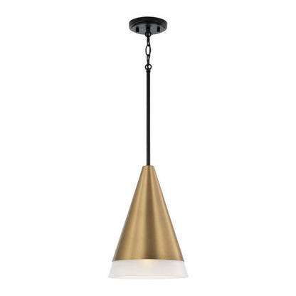 Capital Avant Pendant Aged Brass and Black