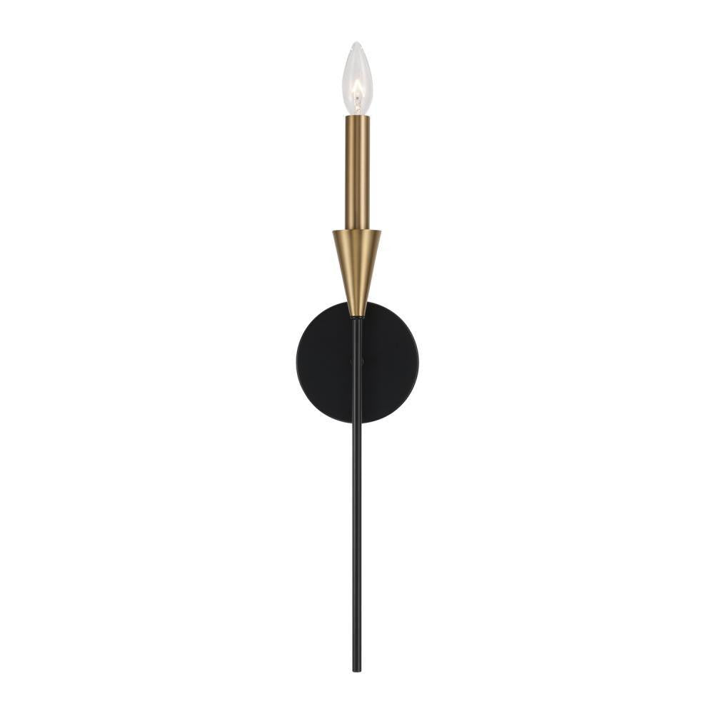 Capital Avant Sconce Aged Brass and Black