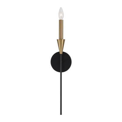Capital Avant Sconce Aged Brass and Black