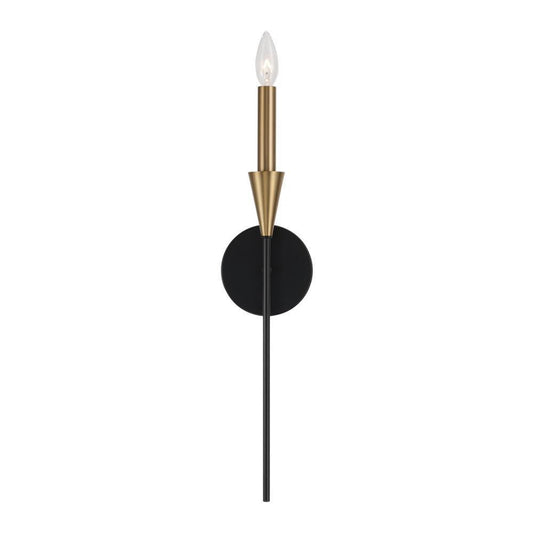 Capital Avant Sconce Aged Brass and Black