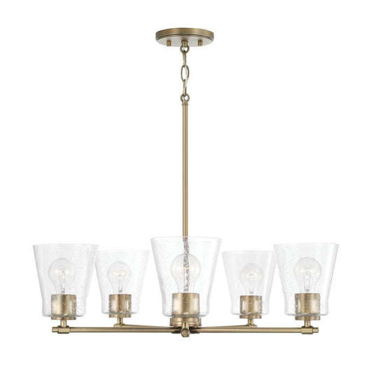 Capital Baker Chandelier Aged Brass