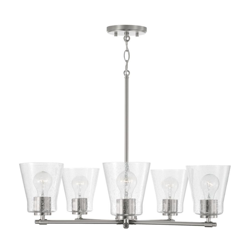 Capital Baker 5-Light Chandelier - Brushed Nickel