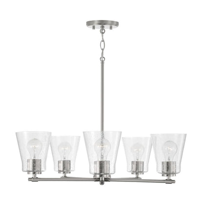 Capital Baker 5-Light Chandelier - Brushed Nickel