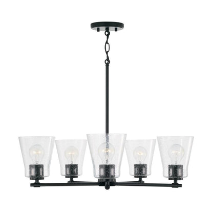 Capital Baker Chandelier Matte Black