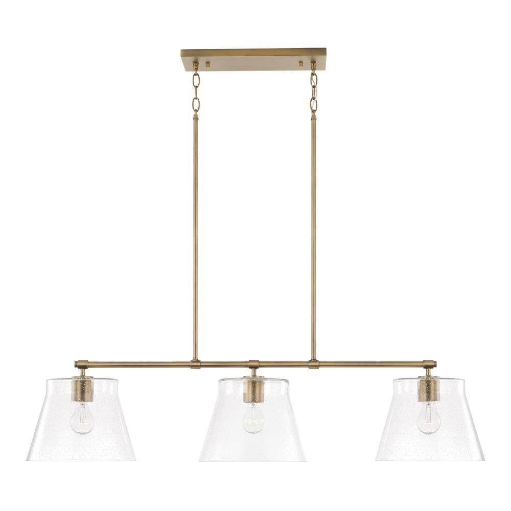 Capital Baker Linear Chandelier Aged Brass