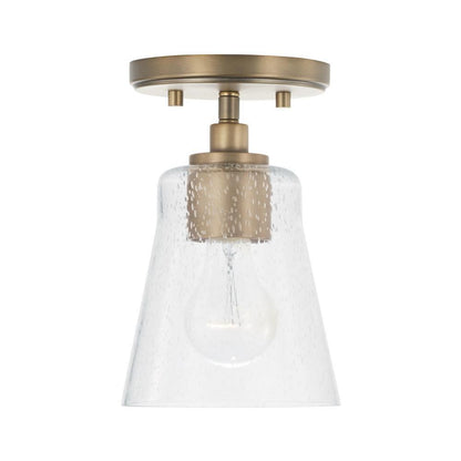 Capital Baker Pendant Aged Brass