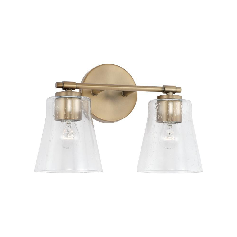 Baker 2-Light Vanity - Brushed Nickel