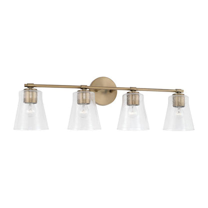 Baker 4-Light Vanity - Matte Black