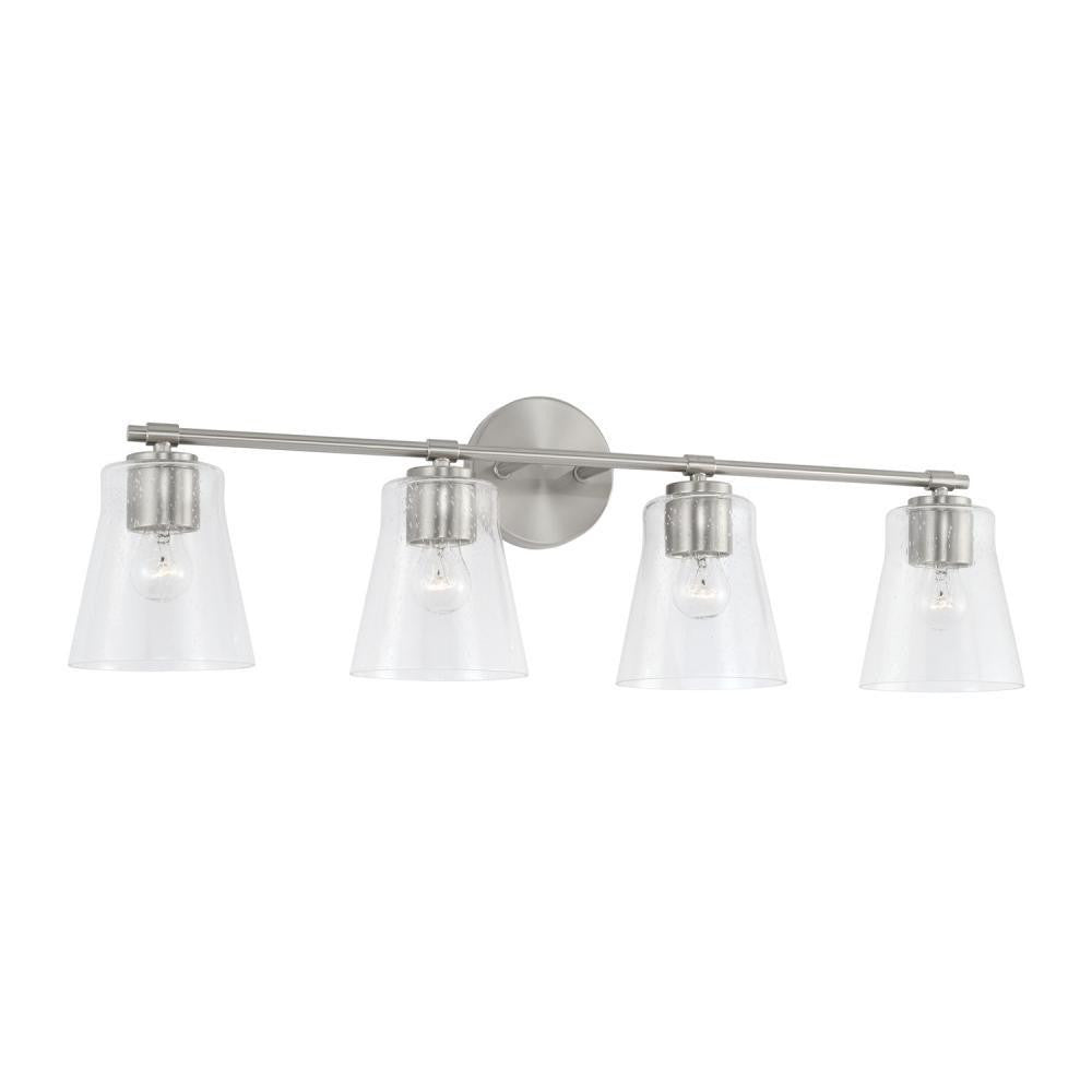 Baker 4-Light Vanity - Matte Black