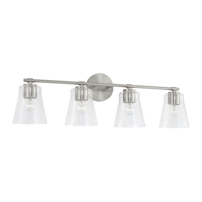 Baker 4-Light Vanity - Matte Black