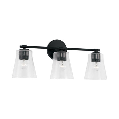Baker 3-Light Vanity - Aged Brass