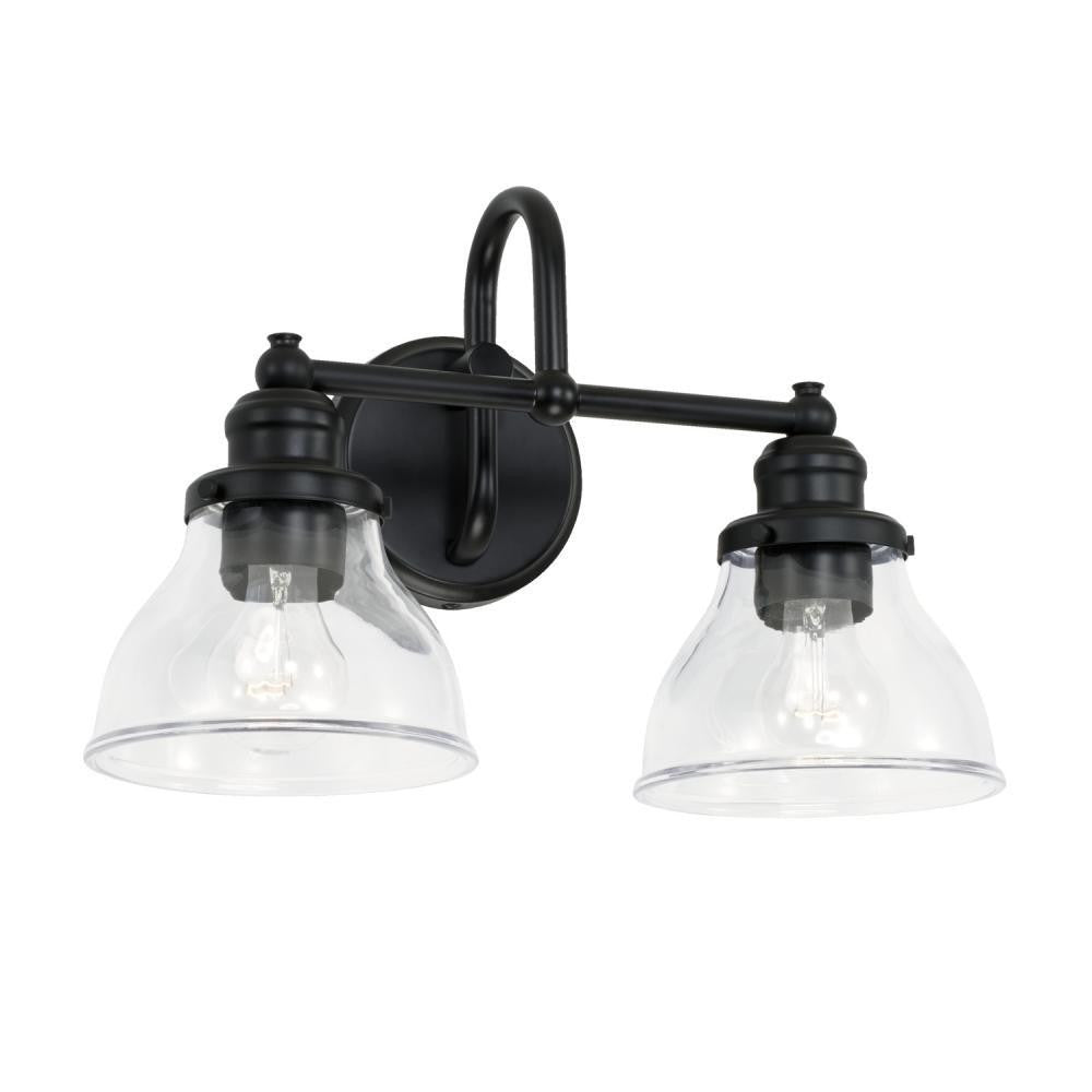 Capital Baxter Vanity Light Matte Black