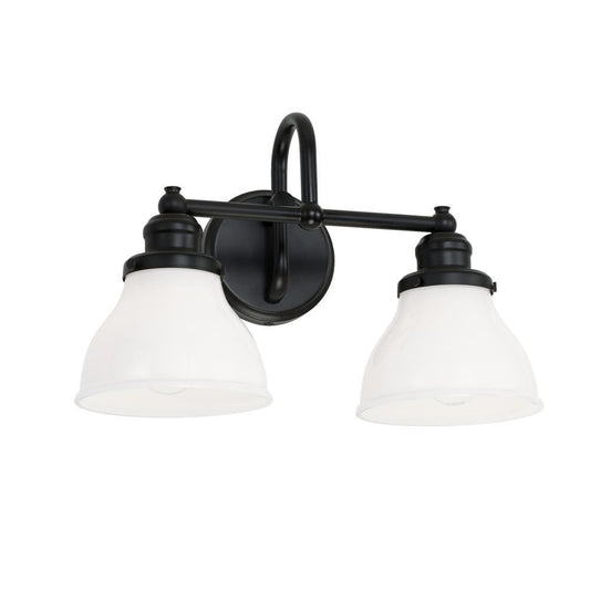 Capital Baxter Vanity Light Matte Black