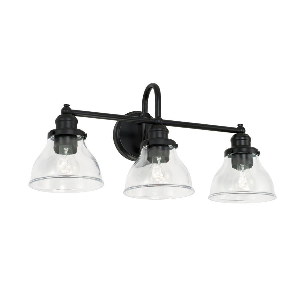 Capital Baxter Vanity Light Matte Black
