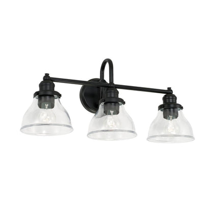 Capital Baxter Vanity Light Matte Black