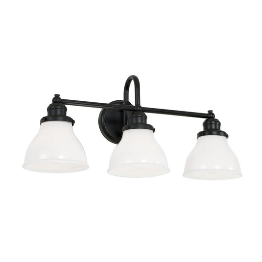 Capital Baxter Vanity Light Matte Black
