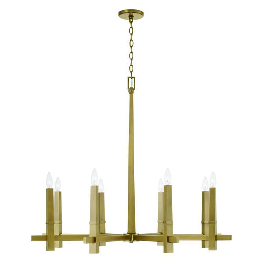 Capital Blake Chandelier Aged Brass