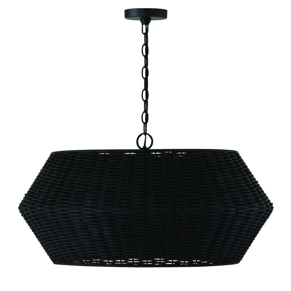 Capital Boca Pendant Matte Black
