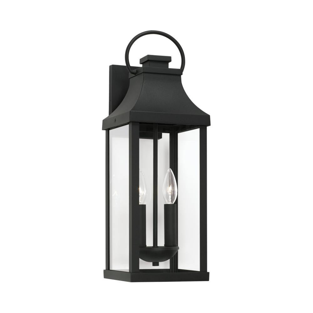 Bradford Outdoor Wall Lantern - Black 2 Light