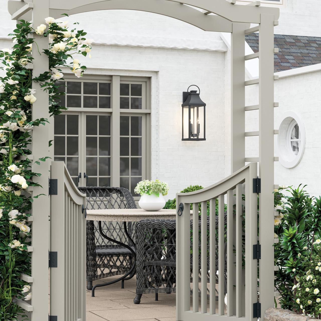 Capital Bradford Outdoor Wall Lantern Black