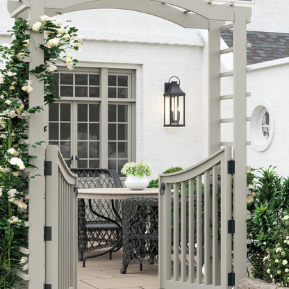 Capital Bradford Outdoor Wall Lantern Black