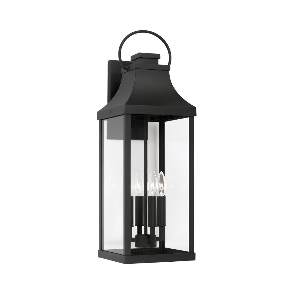 Capital Bradford Outdoor Wall Lantern Black